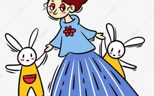 大眼睛小白兔八字鞋怎么织 小兔子怎么画